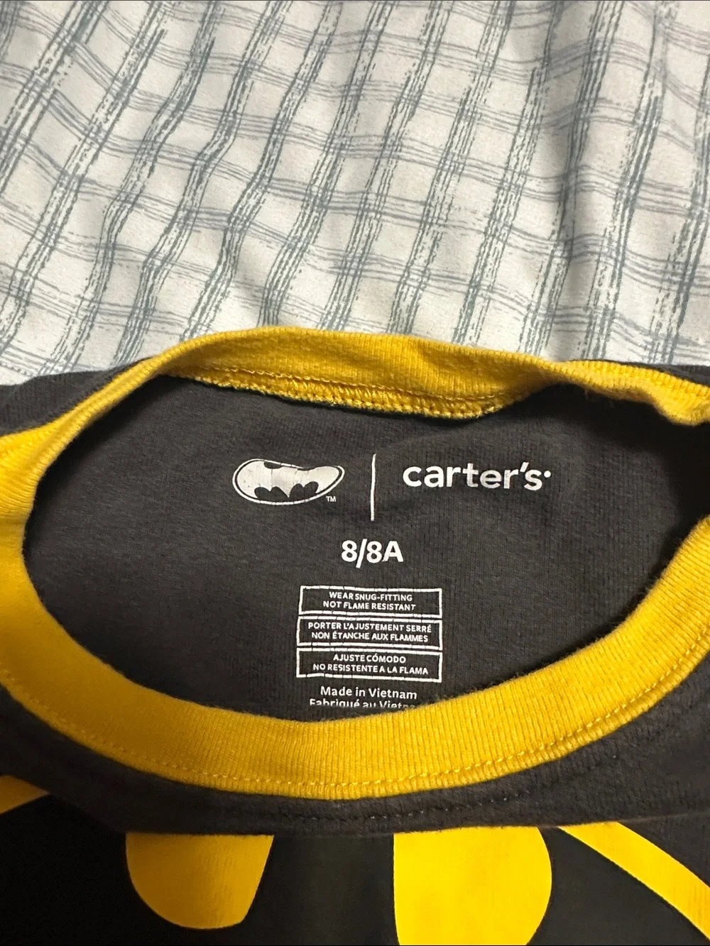 Batman carters size 8